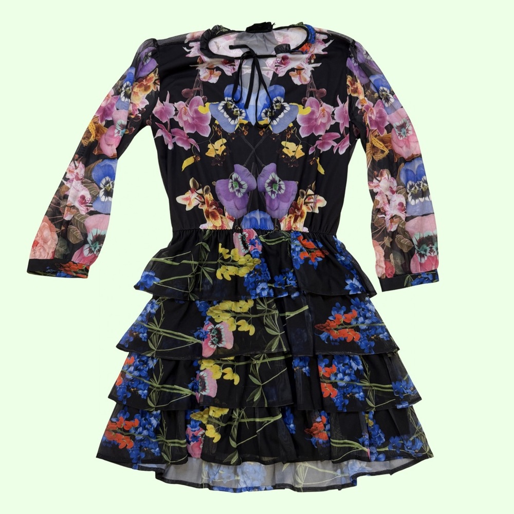 Desigual Multicolor Floral Dress